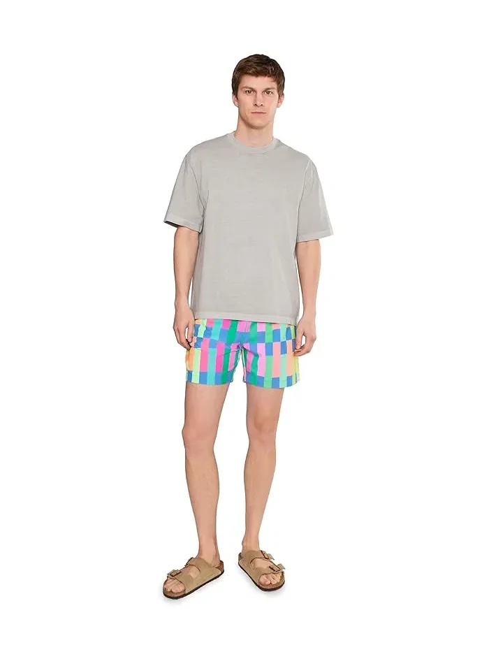 Плавки с 4-сторонней растяжкой модель Technicolor Stitches 5.5" Chubbies — изображение 2 из 5, белый