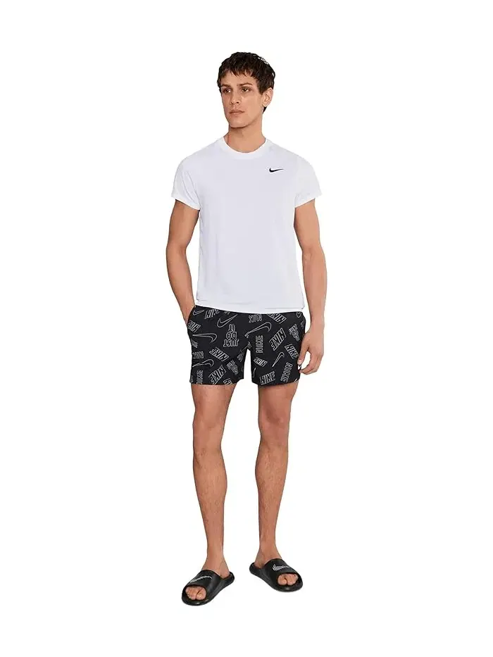 Плавки Nike Breaker Multi Print 5" Brief Lined Volley — изображение 2 из 5, черный