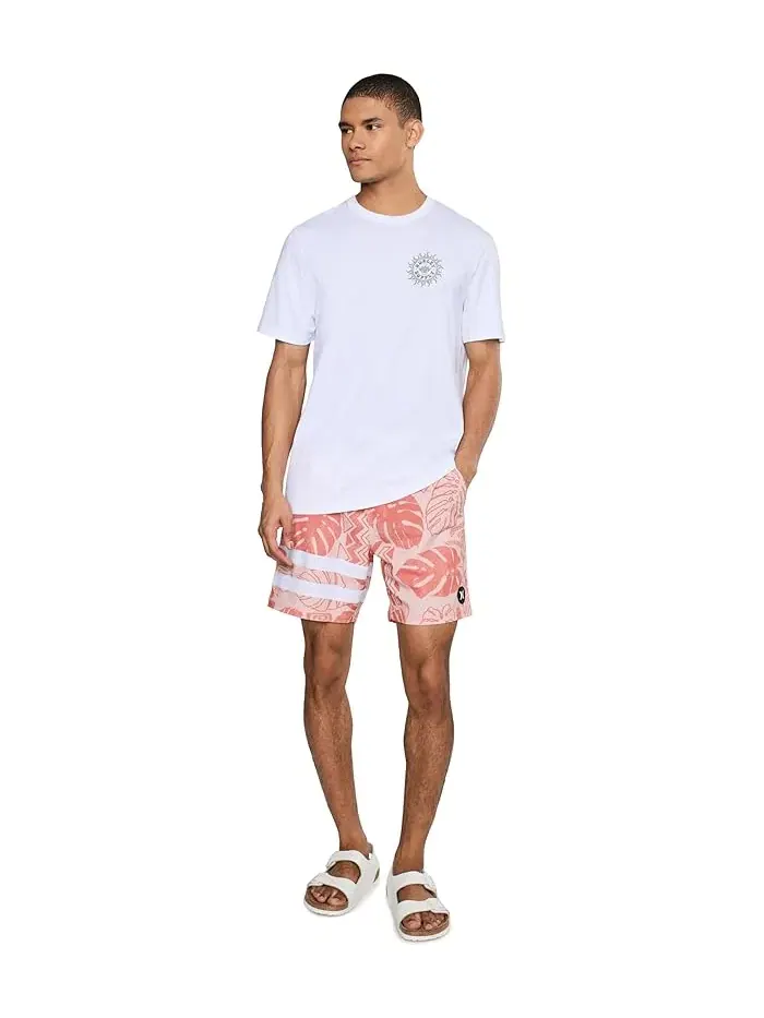 Плавки Phantom Eco Block Party Volley 17" Hurley — изображение 2 из 5, светлый розовый