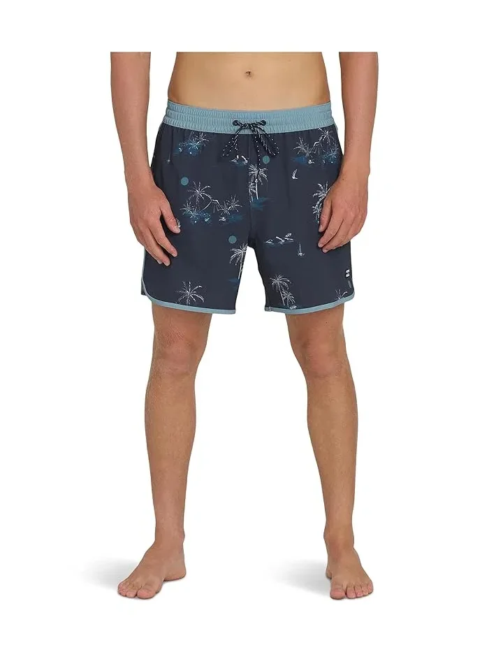 Шорты плавательные Seventy Three LB Billabong — изображение 1 из 5, темно-синий