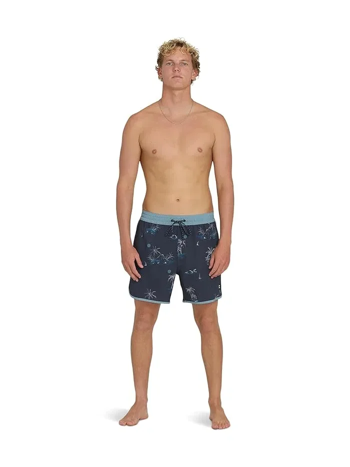 Шорты плавательные Seventy Three LB Billabong — изображение 2 из 5, темно-синий