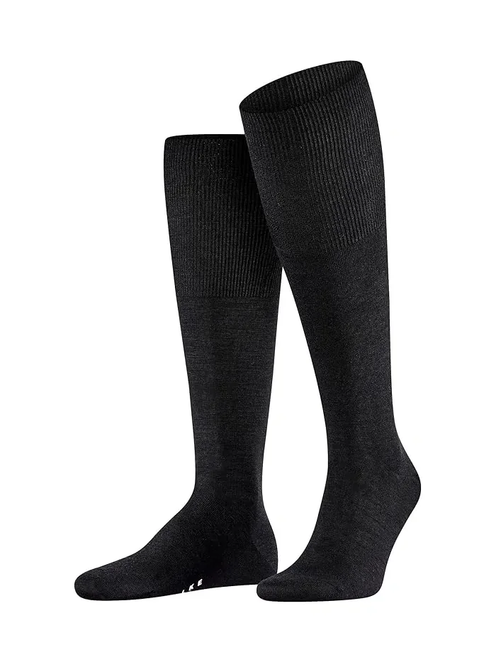 Носки гольфы Airport Falke — черный