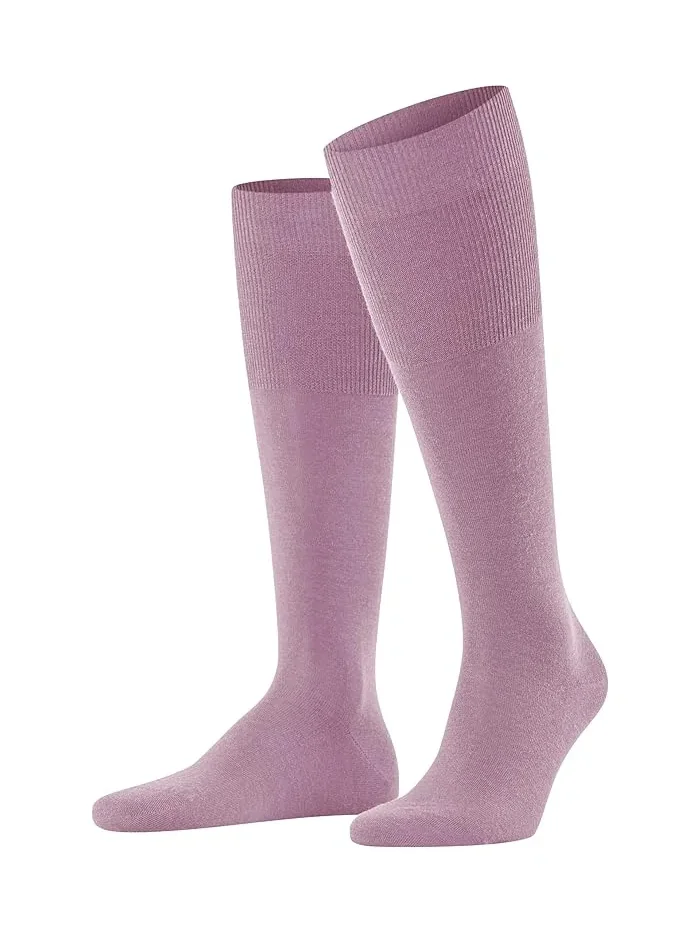 Носки высокие Airport Falke — розовый