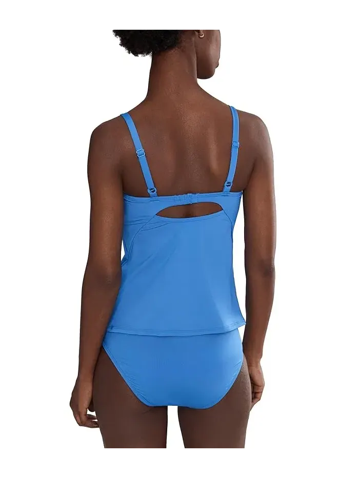 Танкини V-образный вырез Effortless Essential Nike — изображение 4 из 5, синий