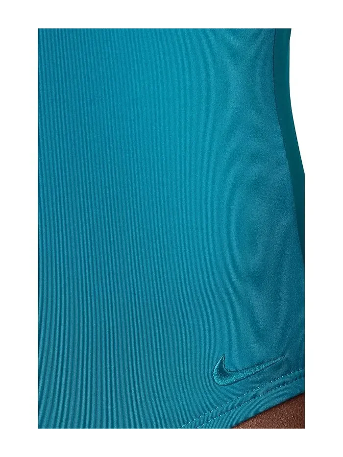 Купальник слитный Bold Color Block V-Back Nike — изображение 4 из 4, зеленый