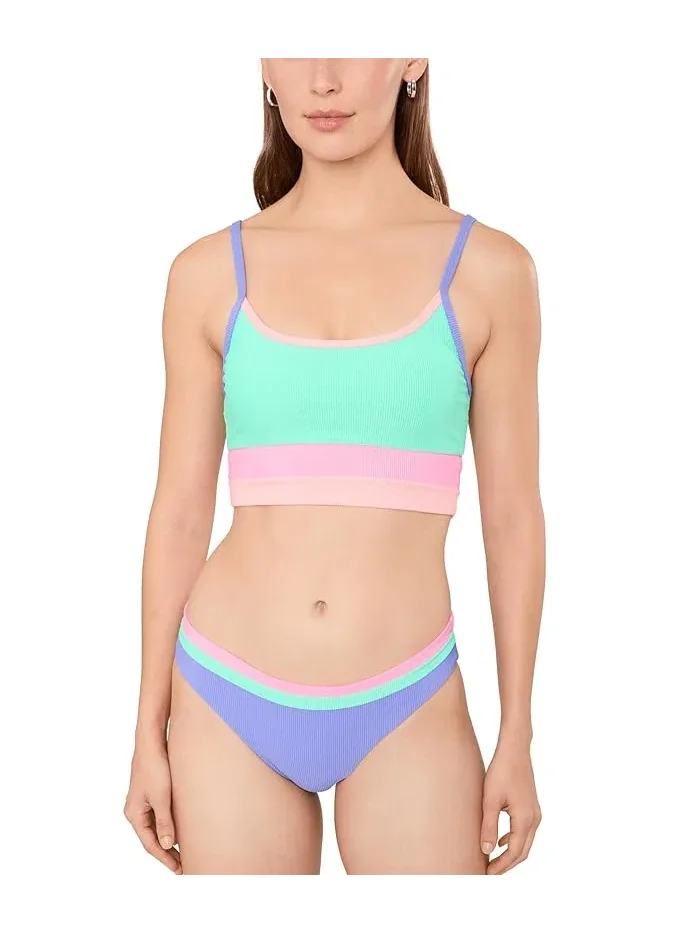 Бикини низ Saffron Beach Riot, Sherbert Shores Color-block — изображение 2 из 4, шариковая-берег