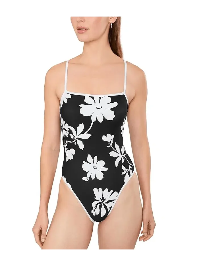 Купальник женский Seafolly Mayflower Square Neck One-Piece — черный