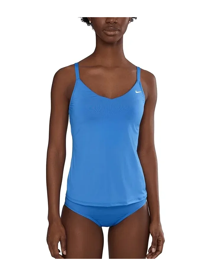 Купальник слитный высокий пояс Effortless Essential Nike — изображение 2 из 5, черный