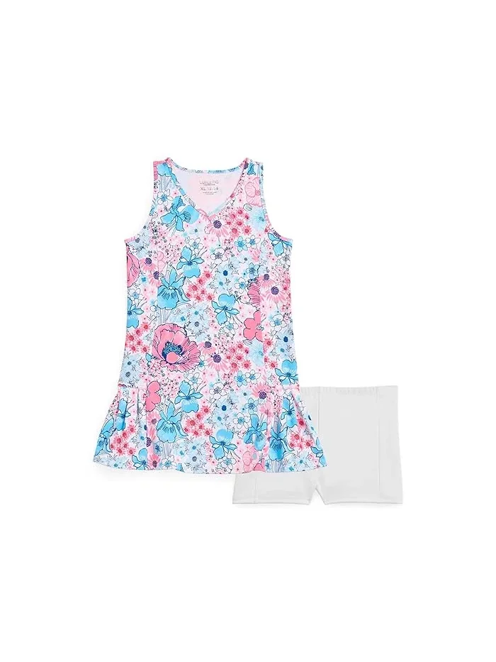Платье активное Mini Bacio Lilly Pulitzer Kids — белый