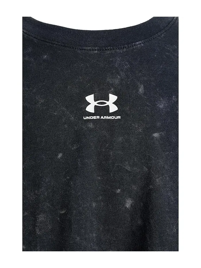 Футболка хлопковая Rival Wash Under Armour Kids — изображение 3 из 3, черный/белый
