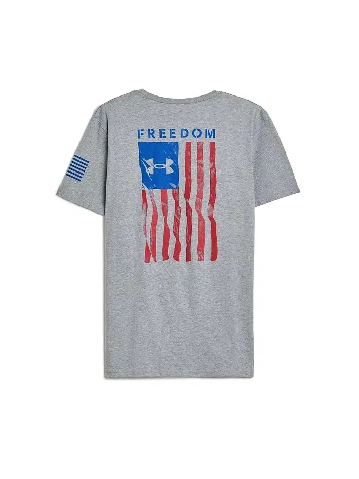 Футболка с коротким рукавом Freedom Flag Under Armour Kids — изображение 2 из 3, королевско-синий