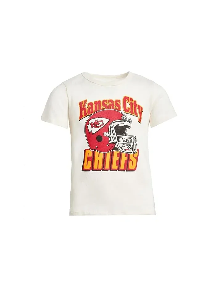 Футболка с принтом Kansas City Chiefs Junk Food Clothing Kids — белый