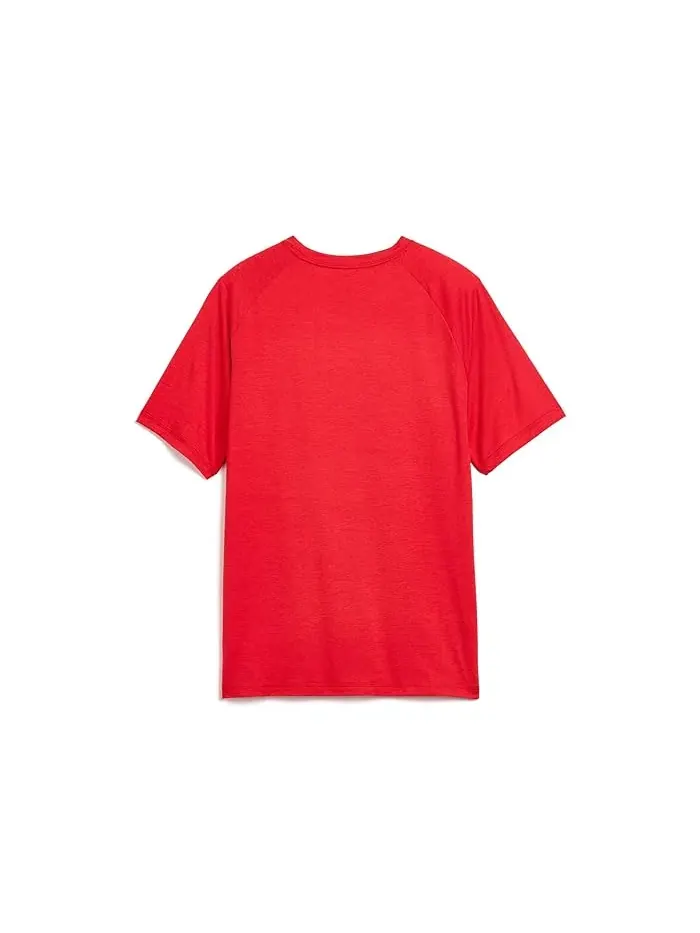 Футболка с реглан рукавом Raglan Poly Tee Adidas Kids — изображение 2 из 3, рубин