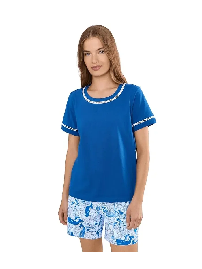 Топ с кружевной вставкой Clairmont Lilly Pulitzer