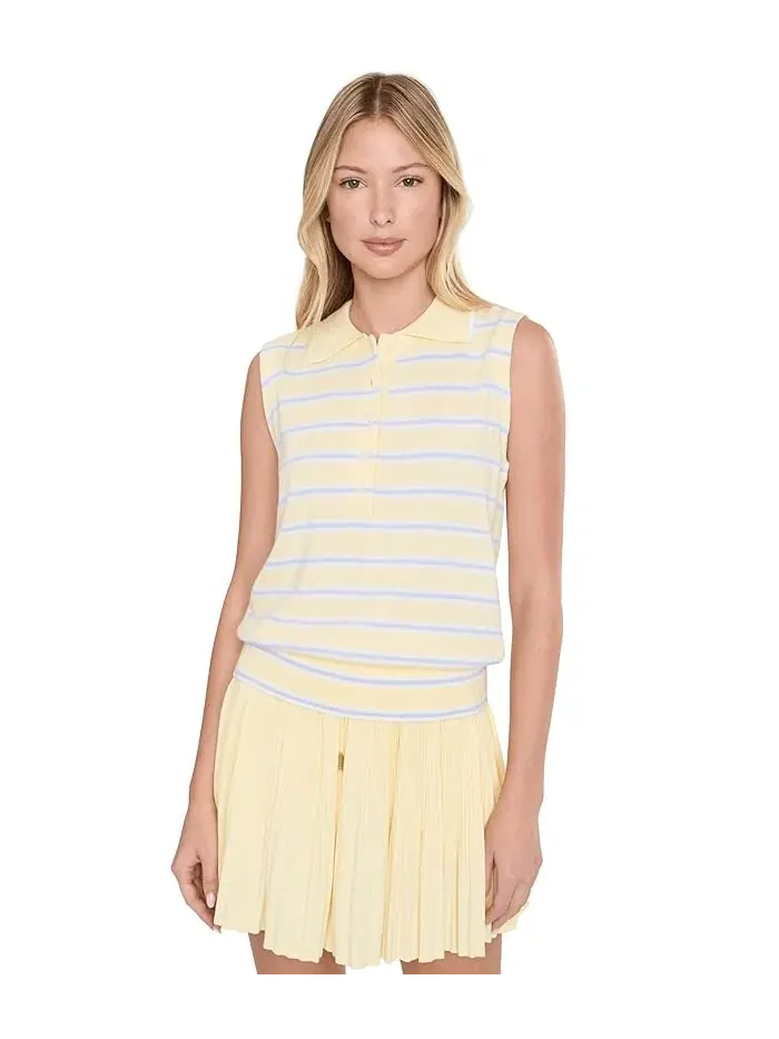 Майка-поло Varley Rue Polo Tank — изображение 1 из 5, синий