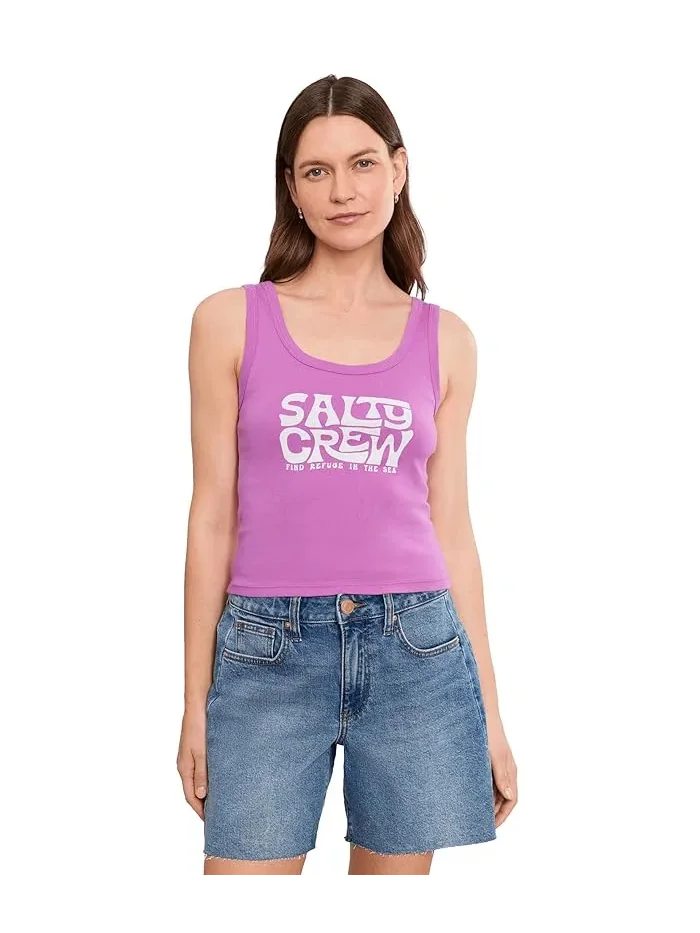 Топ Freestyle Tank Salty Crew — изображение 1 из 5, фиолетовый
