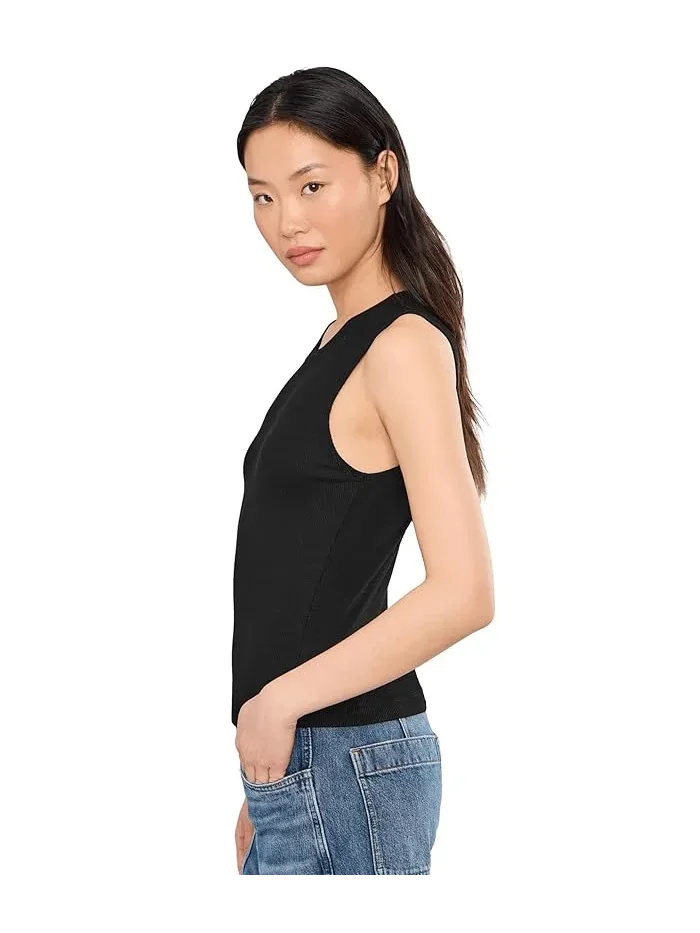 Топ Jorgi Crop Crew Tank Michael Stars — изображение 3 из 5, черный
