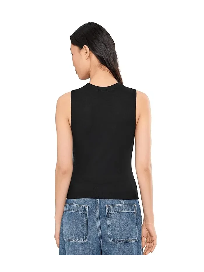 Топ Jorgi Crop Crew Tank Michael Stars — изображение 4 из 5, черный
