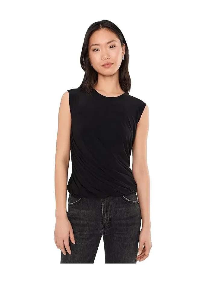 Топ Sleeveless Twist Norma Kamali — изображение 1 из 5, черный