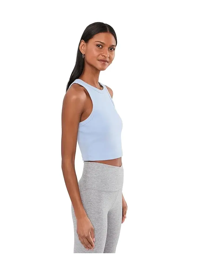 Топ-кроп Garment Dye Rib Cropped Tank Beyond Yoga — изображение 3 из 5, пастель/синька