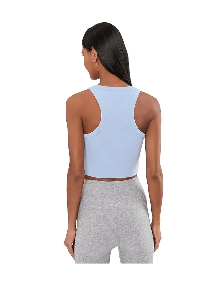 Топ-кроп Garment Dye Rib Cropped Tank Beyond Yoga — изображение 4 из 5, пастель/синька