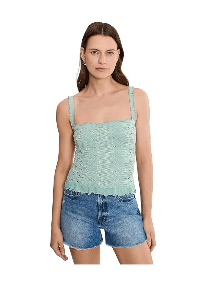Топ So Soft Frill Square Neck Free People, FP Mermaids Tail — изображение 1 из 5, русалка