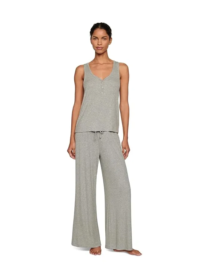 Топ Dream Rib V-Neck Eberjey — изображение 2 из 4, темный серый