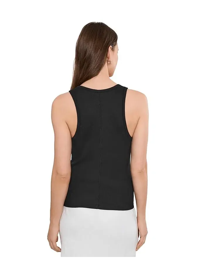 Футболка с V-образным вырезом Ivara Racerback Tank Michael Stars — изображение 4 из 5, черный