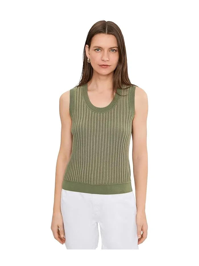 Топ Varley Aldcroft Stitch Knit — изображение 1 из 5, оливин