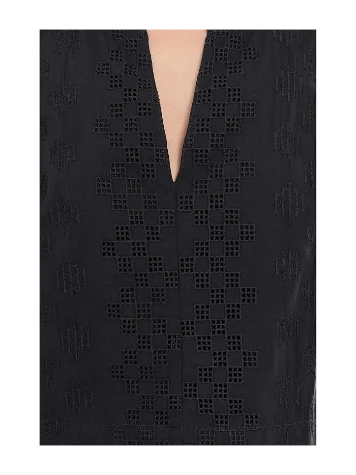 Топ Kenzie Geo Eyelet Tank Splendid — изображение 5 из 5, серый