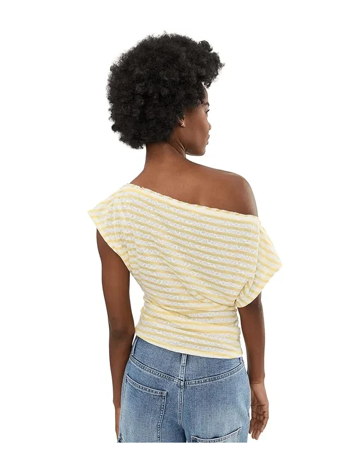 Топ с полосками Ellie Free People — изображение 4 из 5, сицилианские тона
