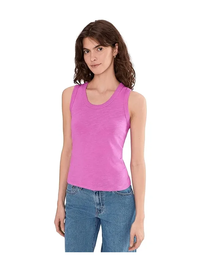 Топ с боковыми складками Vintage Side Pleat Tank Lilla P — изображение 1 из 5, желтый