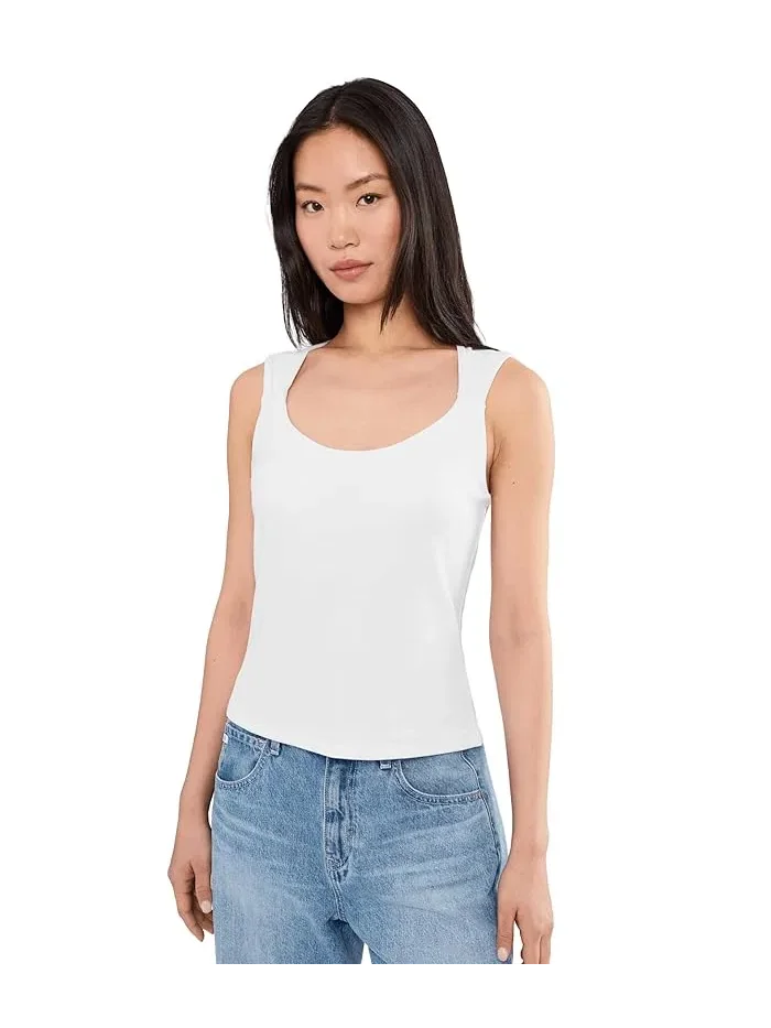Топ без рукавов с встроенным бюстгальтером Petite Sleeveless Built In Bra Knit Top Liverpool Los Angeles — изображение 1 из 5
