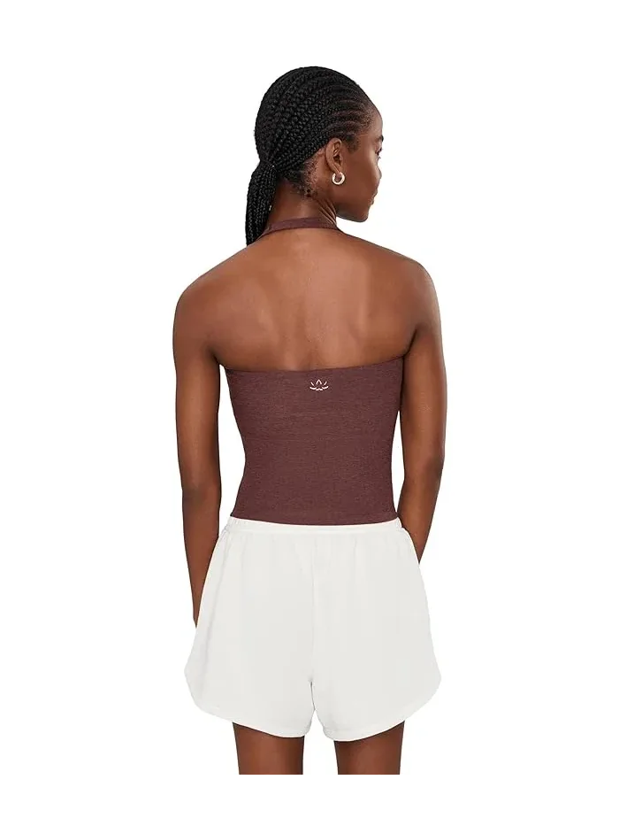 Топ Beyond Yoga Spacedye Midway Square Halter — изображение 4 из 5, серый