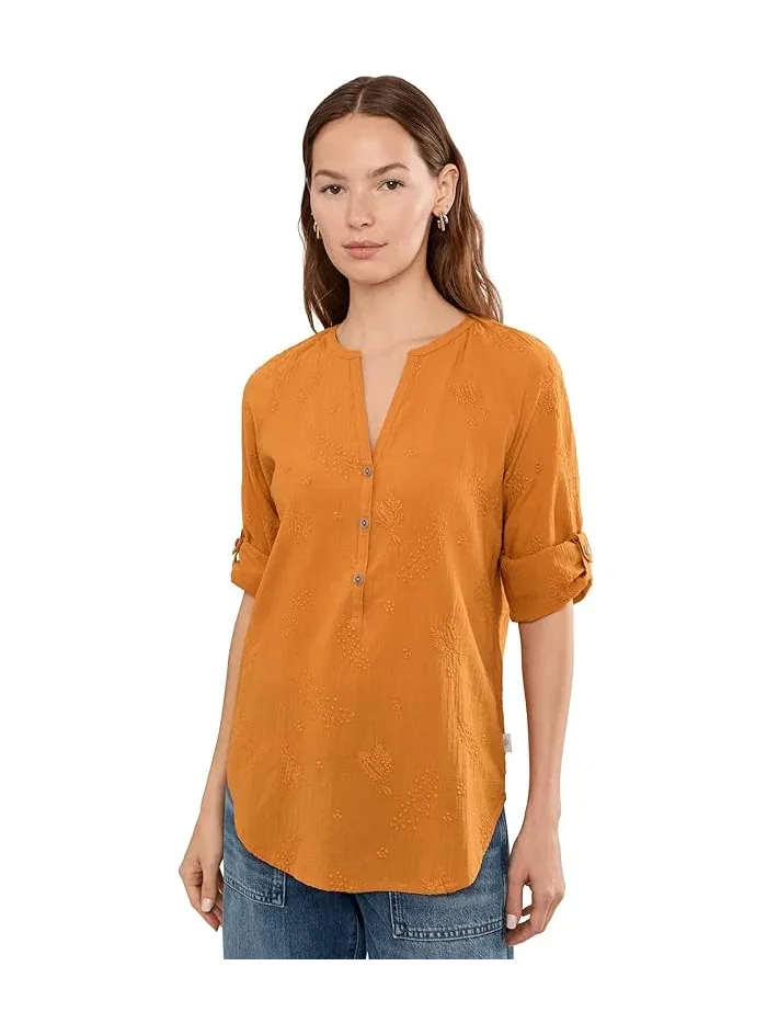 Туника Oasis Tunic II 3/4 Sleeve Royal Robbins — изображение 1 из 5, желтый