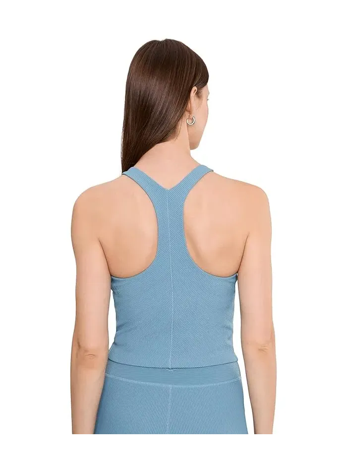 Топ Beyond Yoga Impulse Ribbed High Neck Tank — изображение 4 из 5, синий