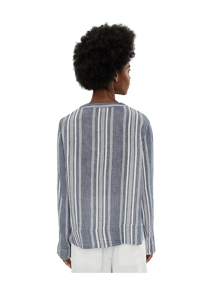 Топ из органического хлопка Dune Cotton Gauze Harbor Faherty — изображение 4 из 5, бриз моря