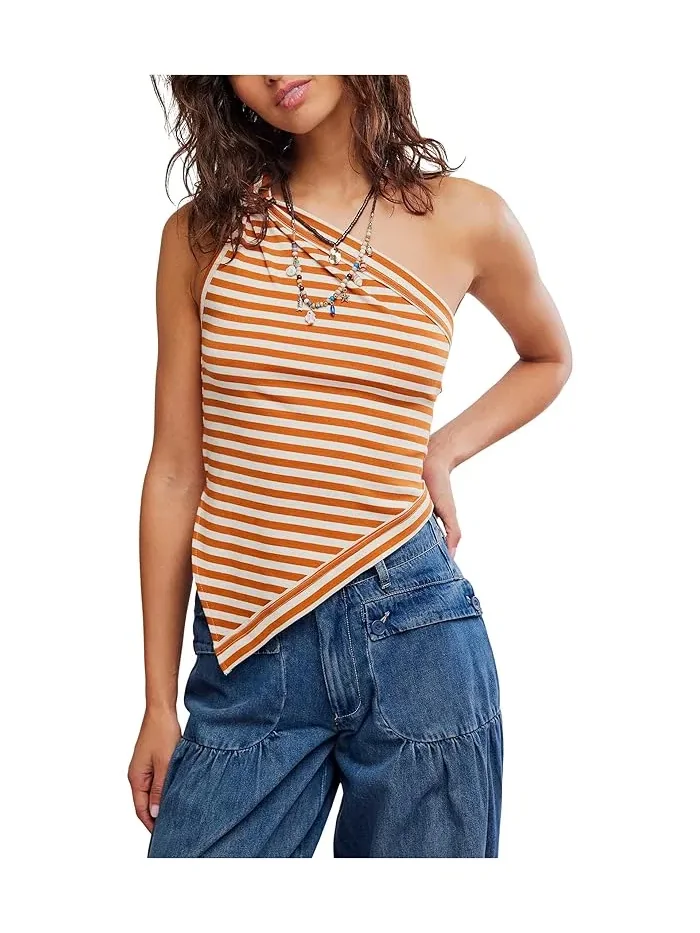 Топ с узлами Free People — изображение 1 из 5, бежевый