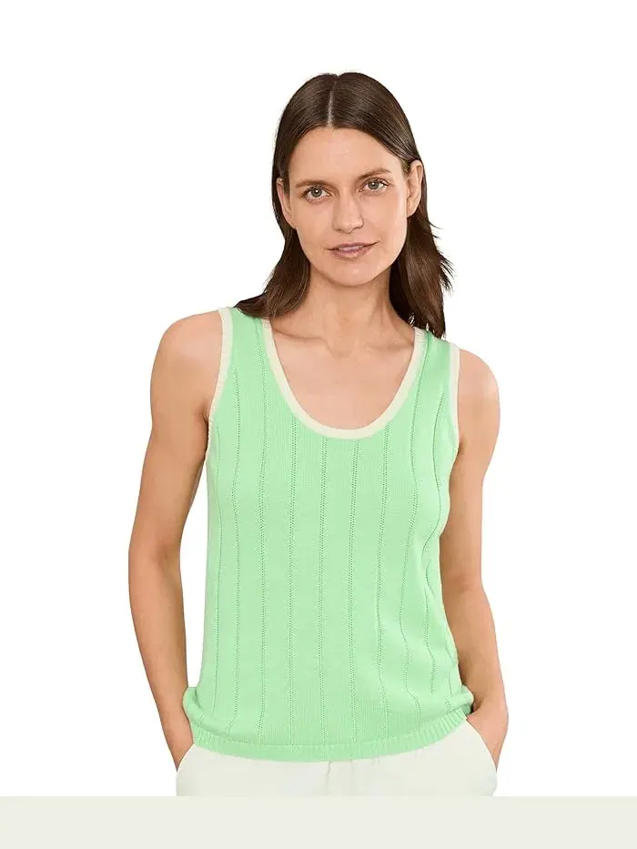 Топ Varley Ayaka Wide Rib Tank — изображение 1 из 5, зеленый