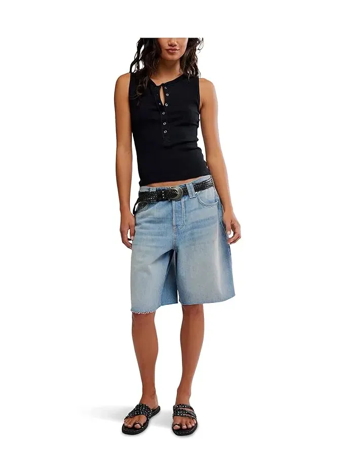 Топ Henley Jamie Pitch Black, Free People — изображение 2 из 5, черный