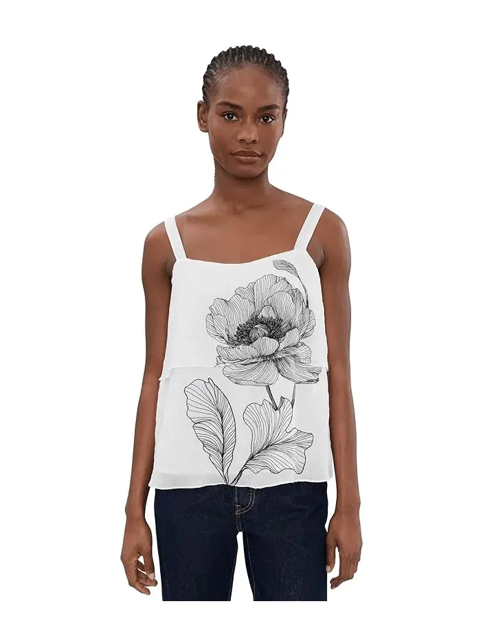 Топ Layered Tank Vince Camuto — изображение 1 из 5, белый