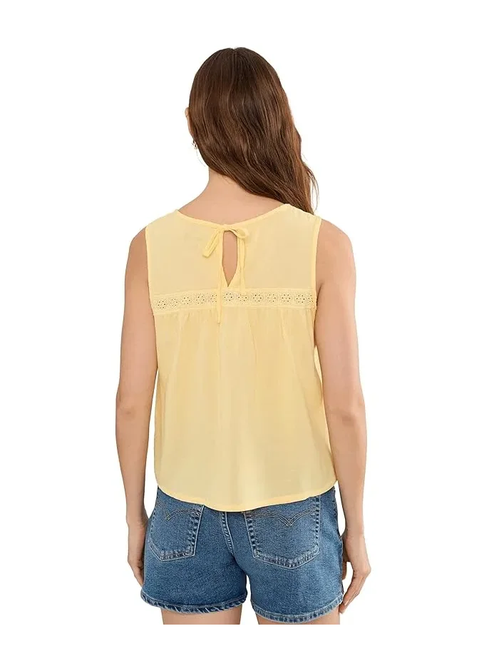 Топ Toad&Co Manzana Pin Tuck Tank — изображение 4 из 5, майер