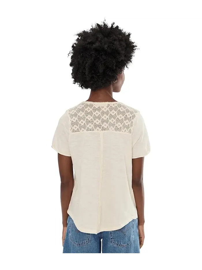 Футболка Free People We The Free Heirloom Henley — изображение 4 из 5, чайный