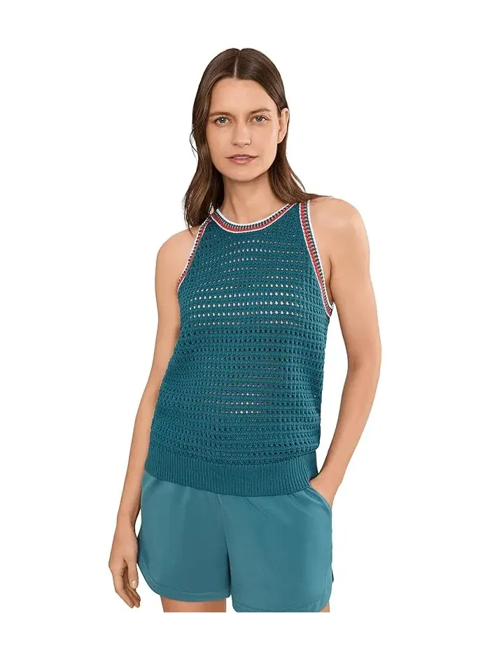 Топ Varley Aberg Halter Knit — изображение 1 из 5, синий