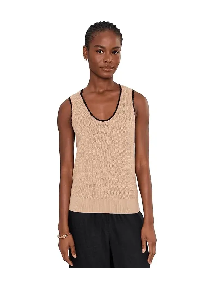 Топ Higson Knit Tank Varley — изображение 1 из 5, коричневый