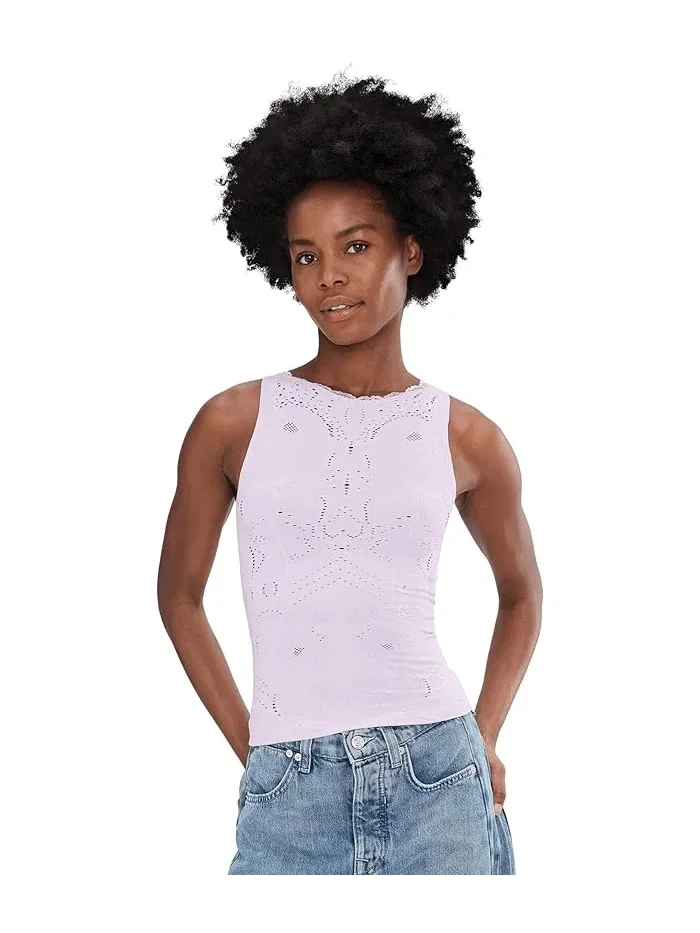 Топ Flirty Flutters Free People — изображение 1 из 5, сиреневый
