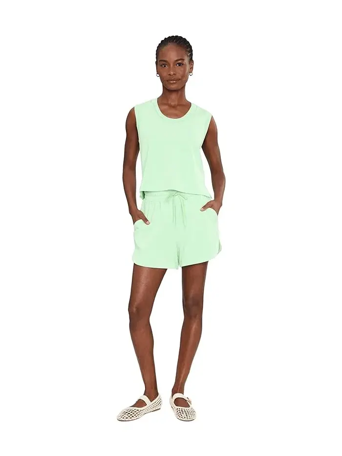 Топ Varley Cambrie Scoop Neck — изображение 2 из 5, зеленый