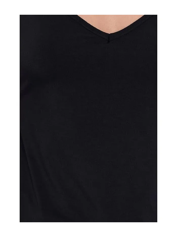 Топ Commando Butter Lifted V-Neck Cami with Shelf Bra — изображение 5 из 5, черный