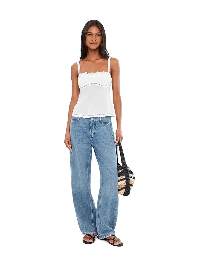 Топ Little Love Tank Free People — изображение 2 из 5, слоновая кость