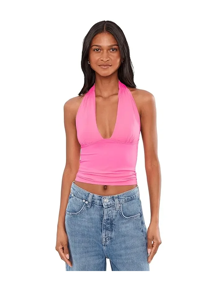 Топ Round Two Halter Free People — изображение 1 из 5, цветок фестиваля